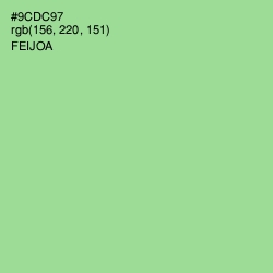 #9CDC97 - Feijoa Color Image