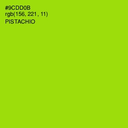 #9CDD0B - Pistachio Color Image