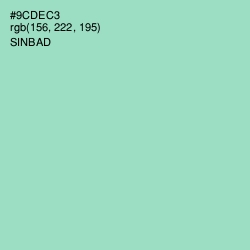 #9CDEC3 - Sinbad Color Image