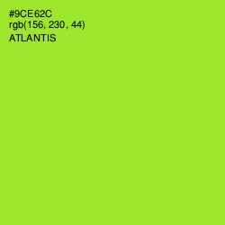 #9CE62C - Atlantis Color Image