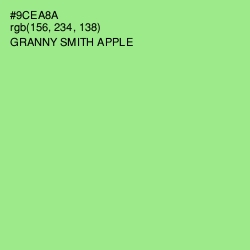 #9CEA8A - Granny Smith Apple Color Image