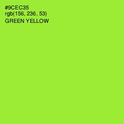 #9CEC35 - Green Yellow Color Image