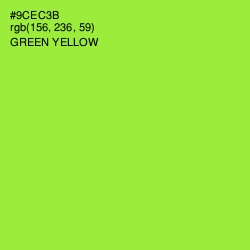 #9CEC3B - Green Yellow Color Image