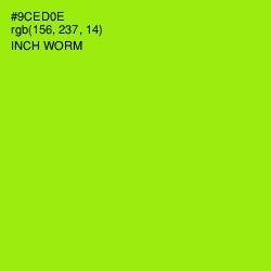 #9CED0E - Inch Worm Color Image