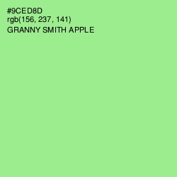 #9CED8D - Granny Smith Apple Color Image