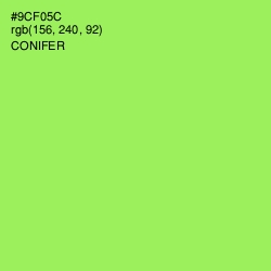 #9CF05C - Conifer Color Image