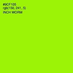 #9CF105 - Inch Worm Color Image