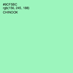 #9CF5BC - Chinook Color Image