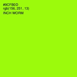 #9CFB0D - Inch Worm Color Image