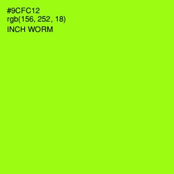 #9CFC12 - Inch Worm Color Image