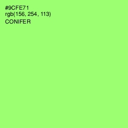 #9CFE71 - Conifer Color Image