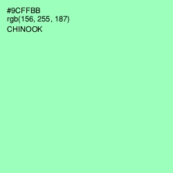 #9CFFBB - Chinook Color Image