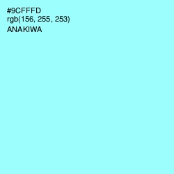 #9CFFFD - Anakiwa Color Image