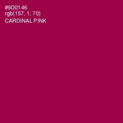 #9D0146 - Cardinal Pink Color Image