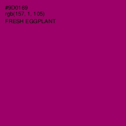 #9D0169 - Fresh Eggplant Color Image