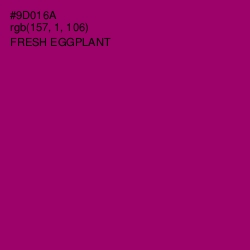 #9D016A - Fresh Eggplant Color Image