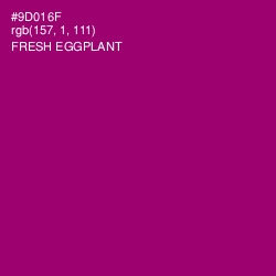 #9D016F - Fresh Eggplant Color Image