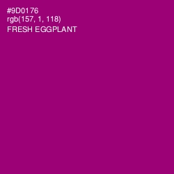 #9D0176 - Fresh Eggplant Color Image