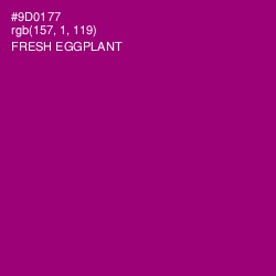 #9D0177 - Fresh Eggplant Color Image