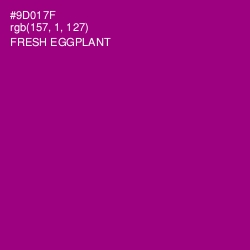 #9D017F - Fresh Eggplant Color Image