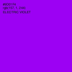 #9D01F4 - Electric Violet Color Image