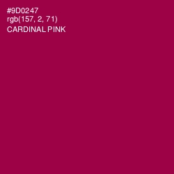 #9D0247 - Cardinal Pink Color Image