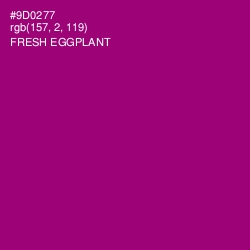 #9D0277 - Fresh Eggplant Color Image