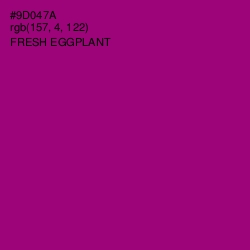 #9D047A - Fresh Eggplant Color Image