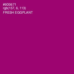 #9D0671 - Fresh Eggplant Color Image