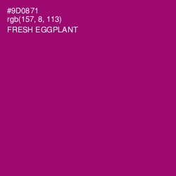 #9D0871 - Fresh Eggplant Color Image