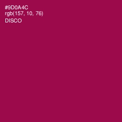 #9D0A4C - Disco Color Image