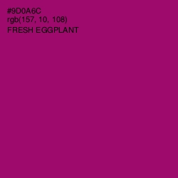 #9D0A6C - Fresh Eggplant Color Image