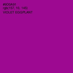 #9D0A91 - Violet Eggplant Color Image