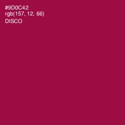 #9D0C42 - Disco Color Image