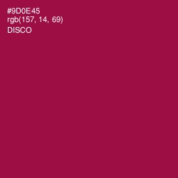 #9D0E45 - Disco Color Image