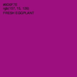 #9D0F7E - Fresh Eggplant Color Image
