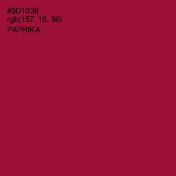 #9D1038 - Paprika Color Image