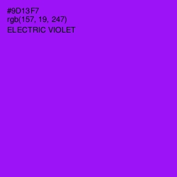 #9D13F7 - Electric Violet Color Image