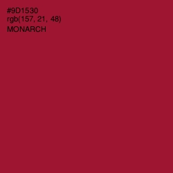 #9D1530 - Monarch Color Image