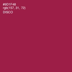#9D1F48 - Disco Color Image
