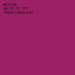 #9D1F65 - Fresh Eggplant Color Image