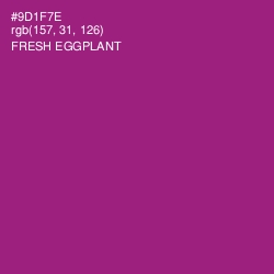 #9D1F7E - Fresh Eggplant Color Image