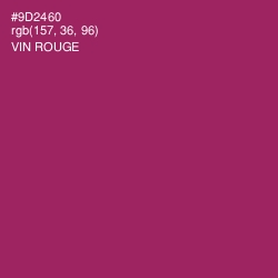 #9D2460 - Vin Rouge Color Image