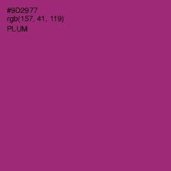 #9D2977 - Plum Color Image