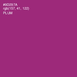 #9D297A - Plum Color Image