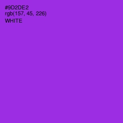 #9D2DE2 - Electric Violet Color Image