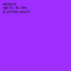 #9D2EFE - Electric Violet Color Image