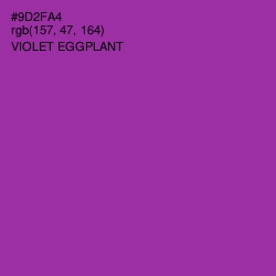 #9D2FA4 - Violet Eggplant Color Image