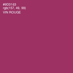 #9D3163 - Vin Rouge Color Image