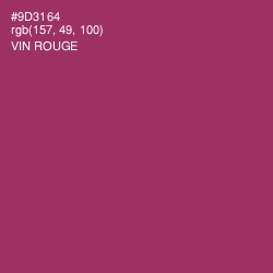 #9D3164 - Vin Rouge Color Image